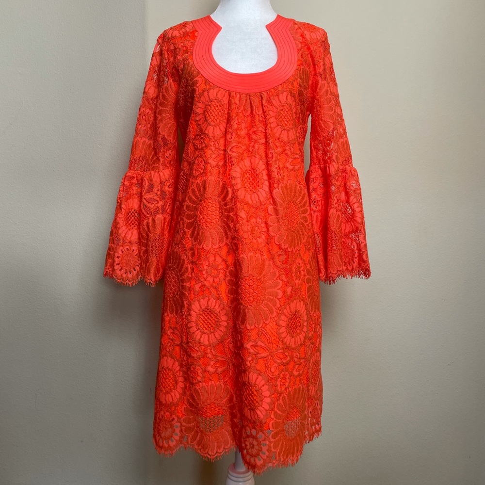 Trina Turk Orange Bonita Dress